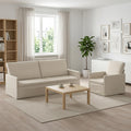 vidaXL Zestaw Sof 2 pcs kremowy Welur