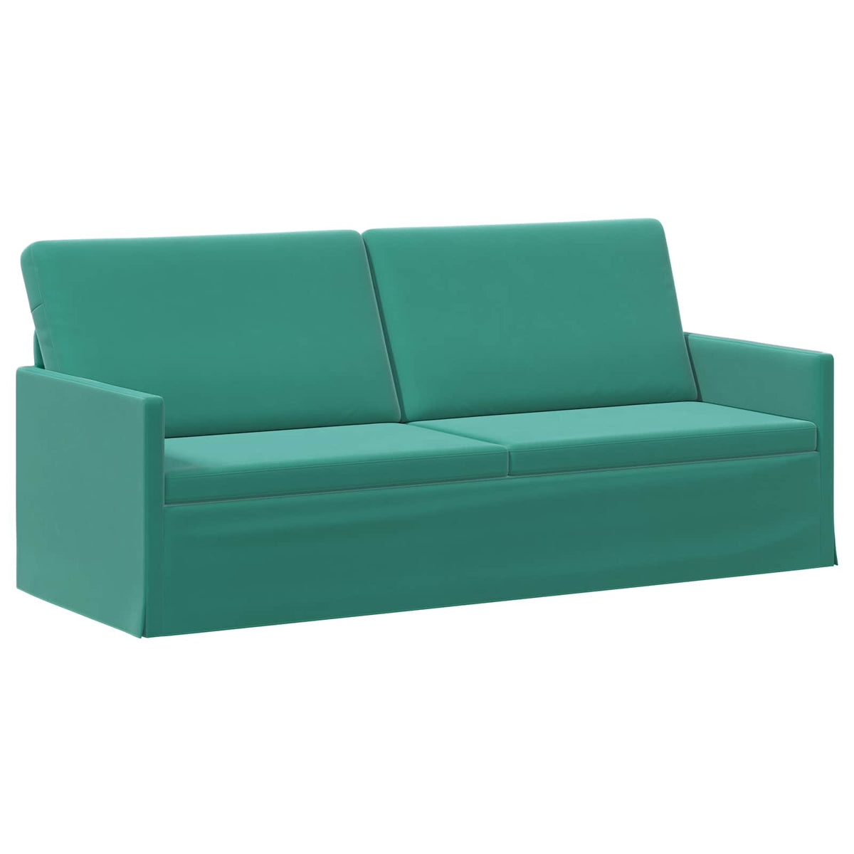 vidaXL Zestaw Sof 2 pcs Turkusowy Welur