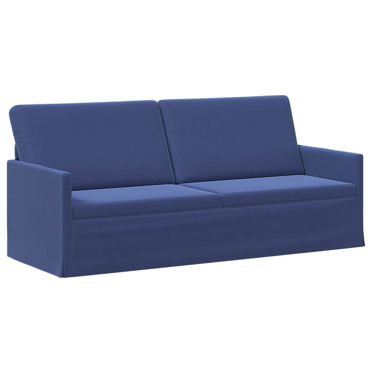 vidaXL Zestaw Sof 2 pcs Niebieski policyjny Welur