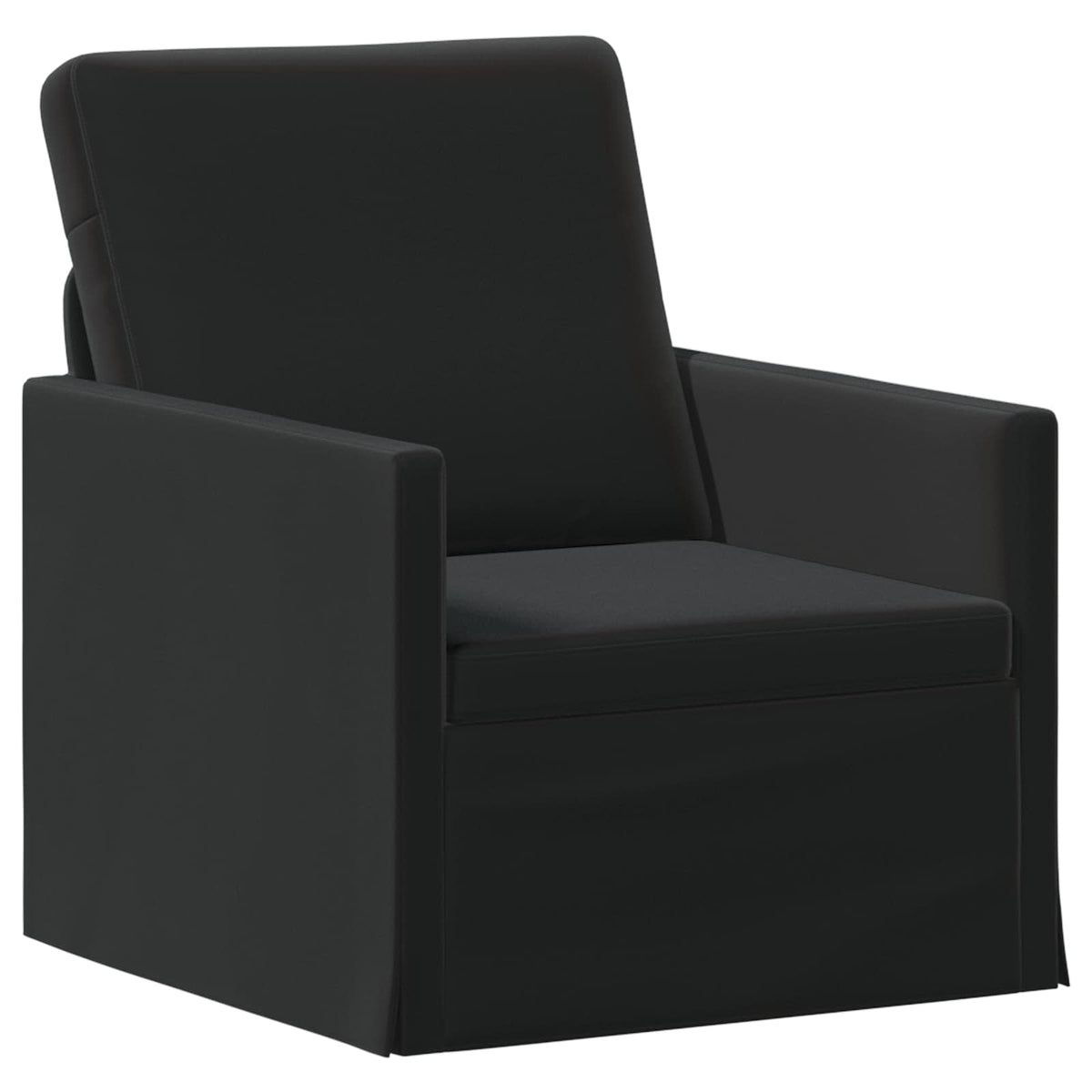 vidaXL Zestaw Sof 2 pcs Czarny Welur