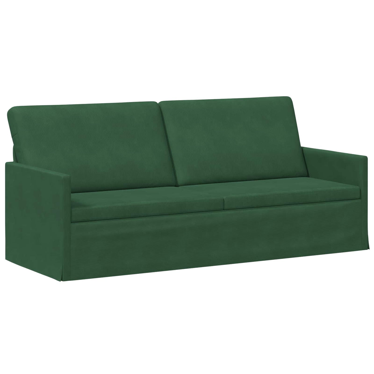 vidaXL Zestaw Sof 2 pcs Zielony dżungli Tkanina sztruksowa