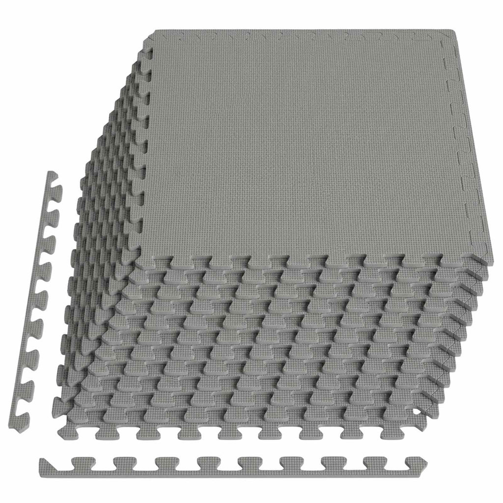 vidaXL Mata podłogowa do basenu 12 pcs Szary 4,32 m² Pianka EVA