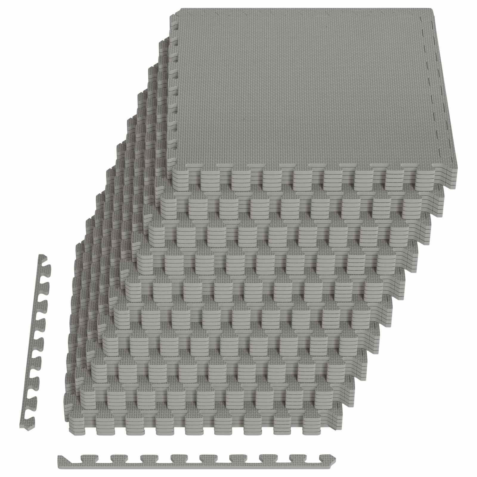 vidaXL Mata podłogowa do basenu 40 pcs Szary 14,4 m² Pianka EVA