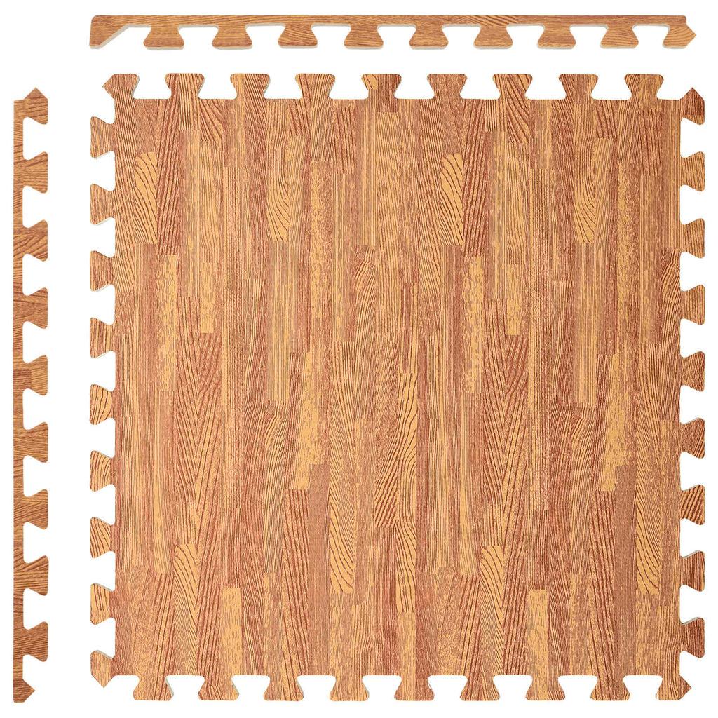 vidaXL Mata podłogowa do basenu 40 pcs drewno 14,4 m² Pianka EVA