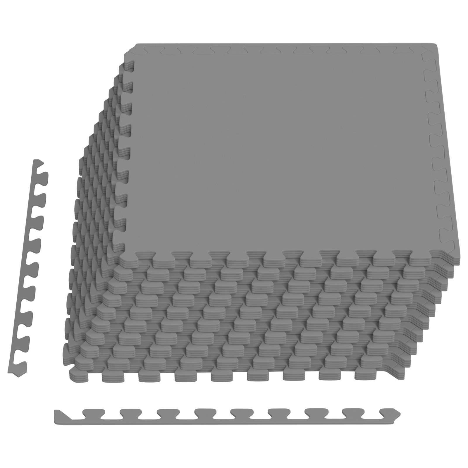 vidaXL Mata podłogowa do basenu 40 pcs Szary 14,4 m² Pianka EVA