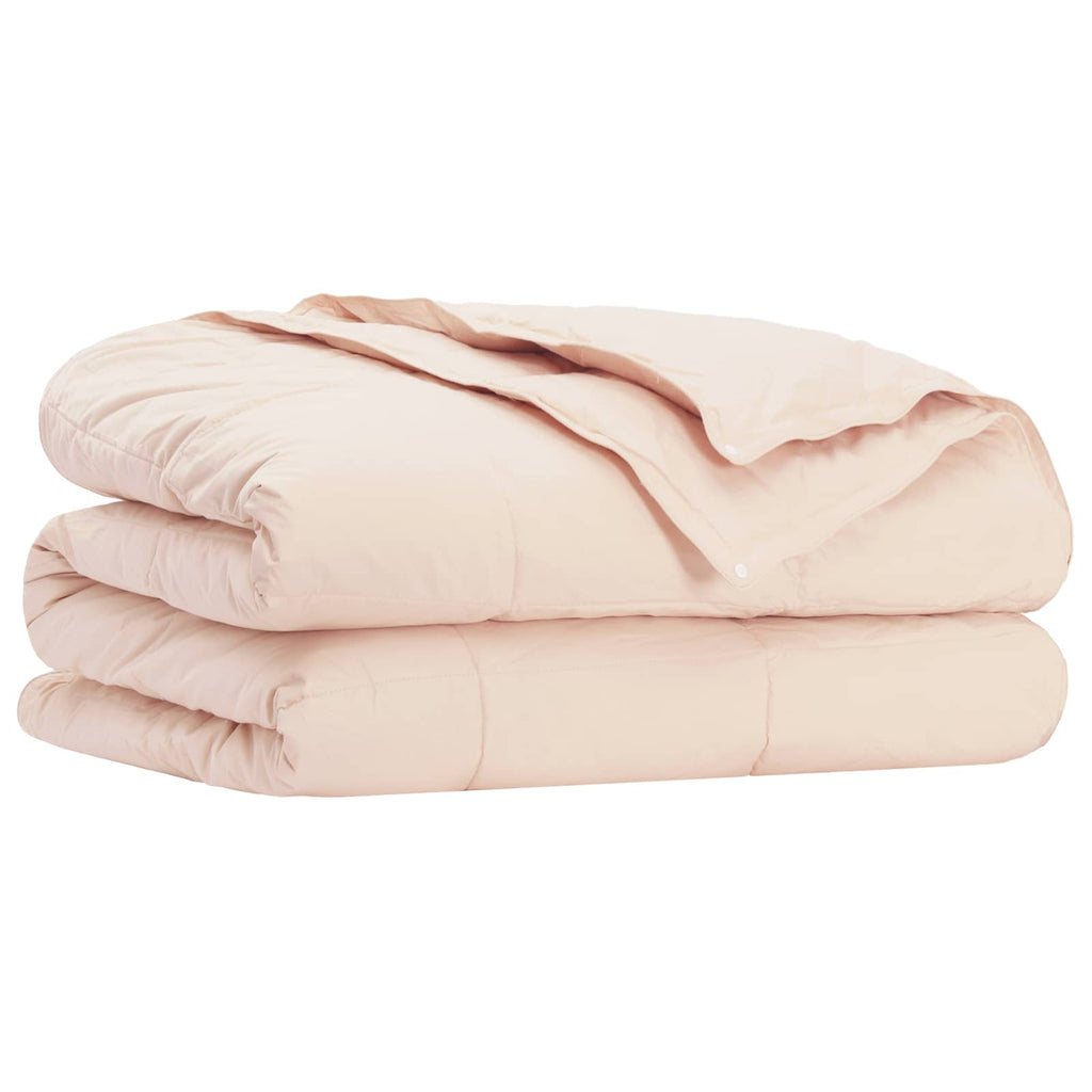 vidaXL Zestaw kołder 2 szt. 200 x 220 cm Kapok i poliester Beżowy