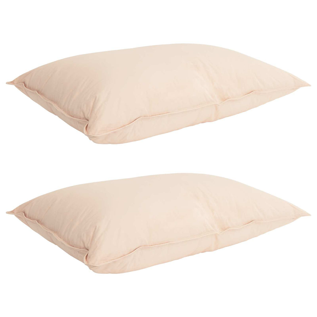 vidaXL Zestaw kołder 2 szt. 260 x 240 cm Kapok i poliester Beżowy
