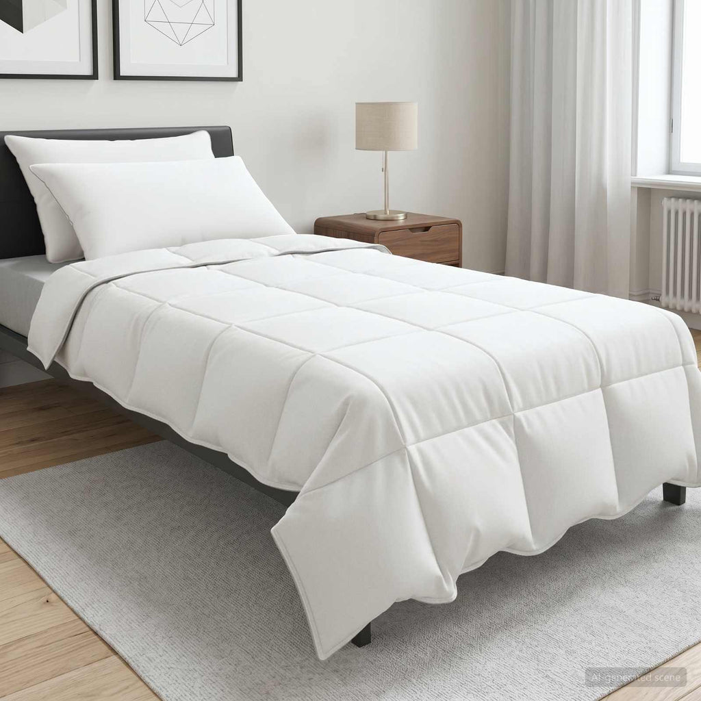 vidaXL Zestaw kołdry i poduszek 3 szt. 155 x 220 cm Zima 1000 g/szt
