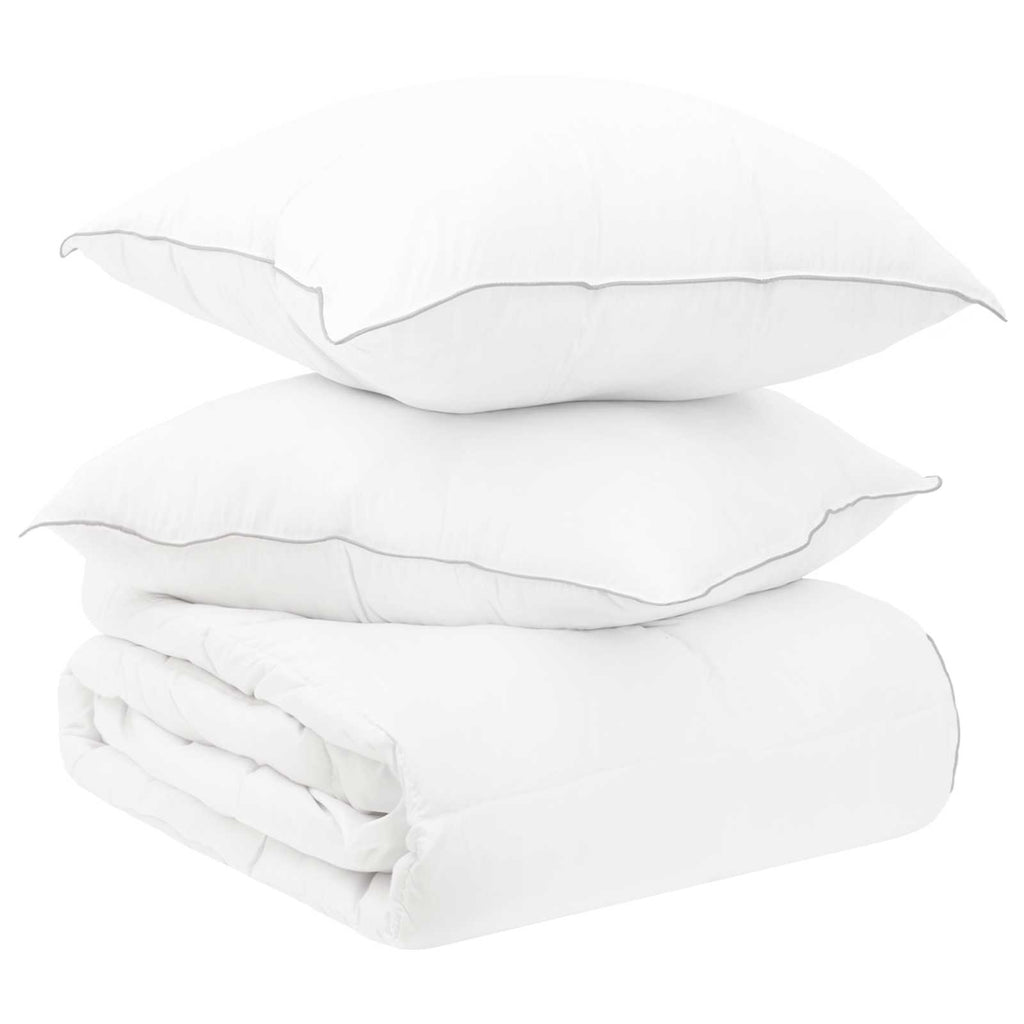 vidaXL Zestaw kołdry i poduszek 3 szt. 240 x 220 cm Zima 1800 g/szt