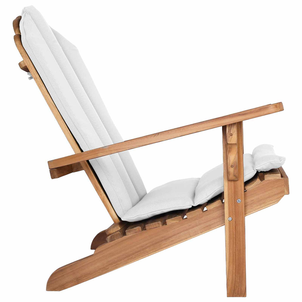 vidaXL Ogród Adirondack Chair naturalny Lite drewno teakowe