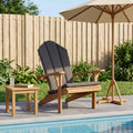 vidaXL Ogród Adirondack Chair naturalny Lite drewno teakowe