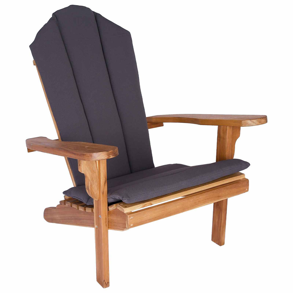 vidaXL Ogród Adirondack Chair naturalny Lite drewno teakowe