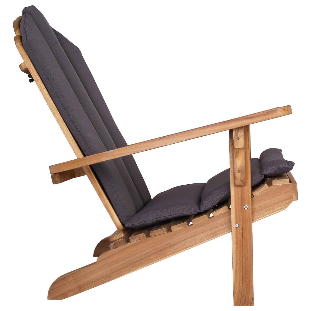 vidaXL Ogród Adirondack Chair naturalny Lite drewno teakowe