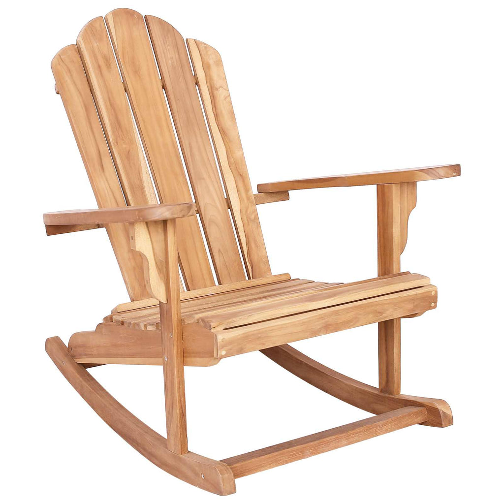 vidaXL Krzesło bujane Adirondack do ogrodu naturalny