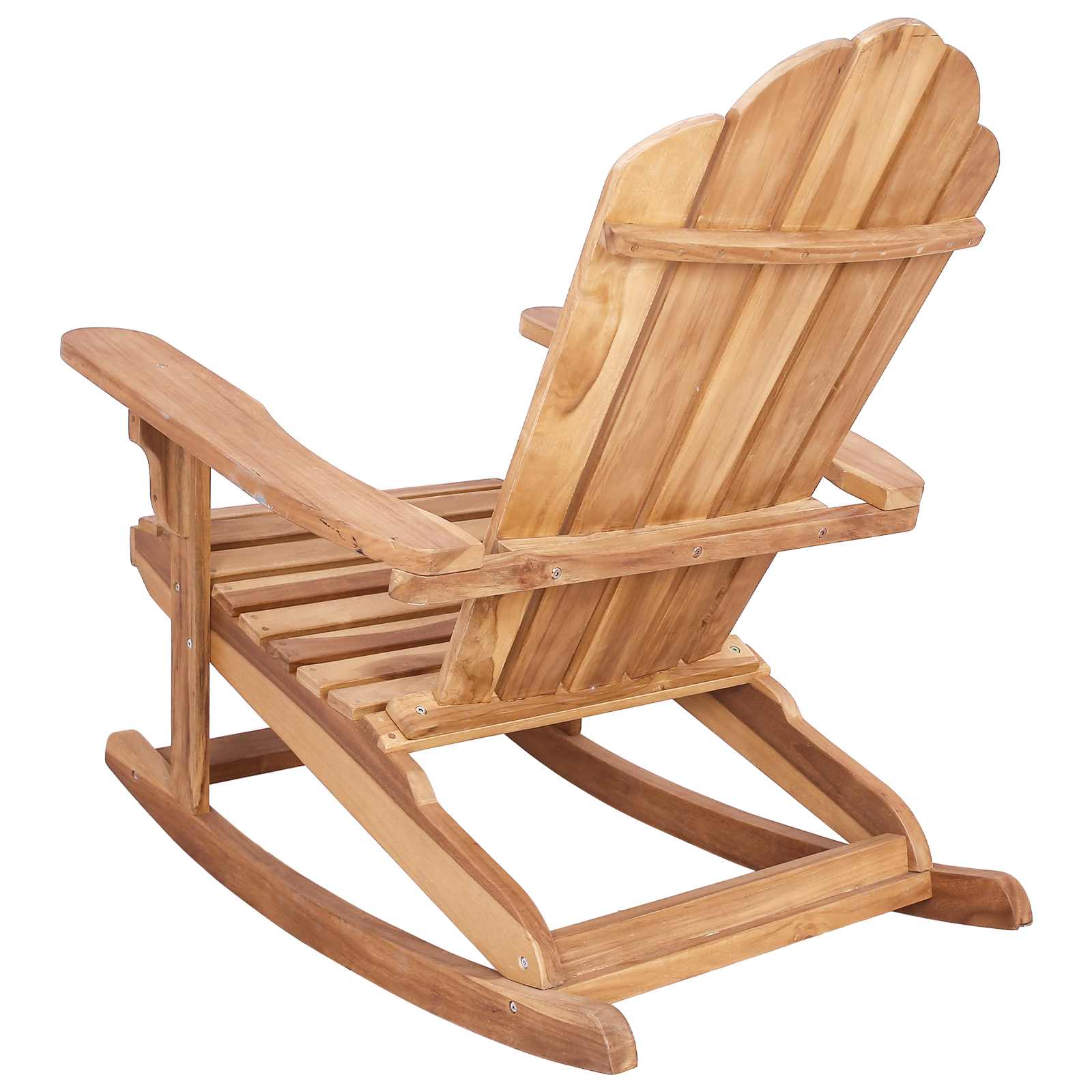 vidaXL Krzesło bujane Adirondack do ogrodu naturalny