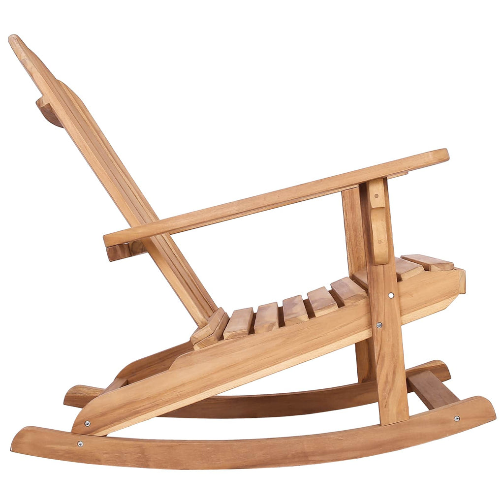 vidaXL Krzesło bujane Adirondack do ogrodu naturalny