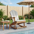 vidaXL Krzesło bujane Adirondack do ogrodu naturalny