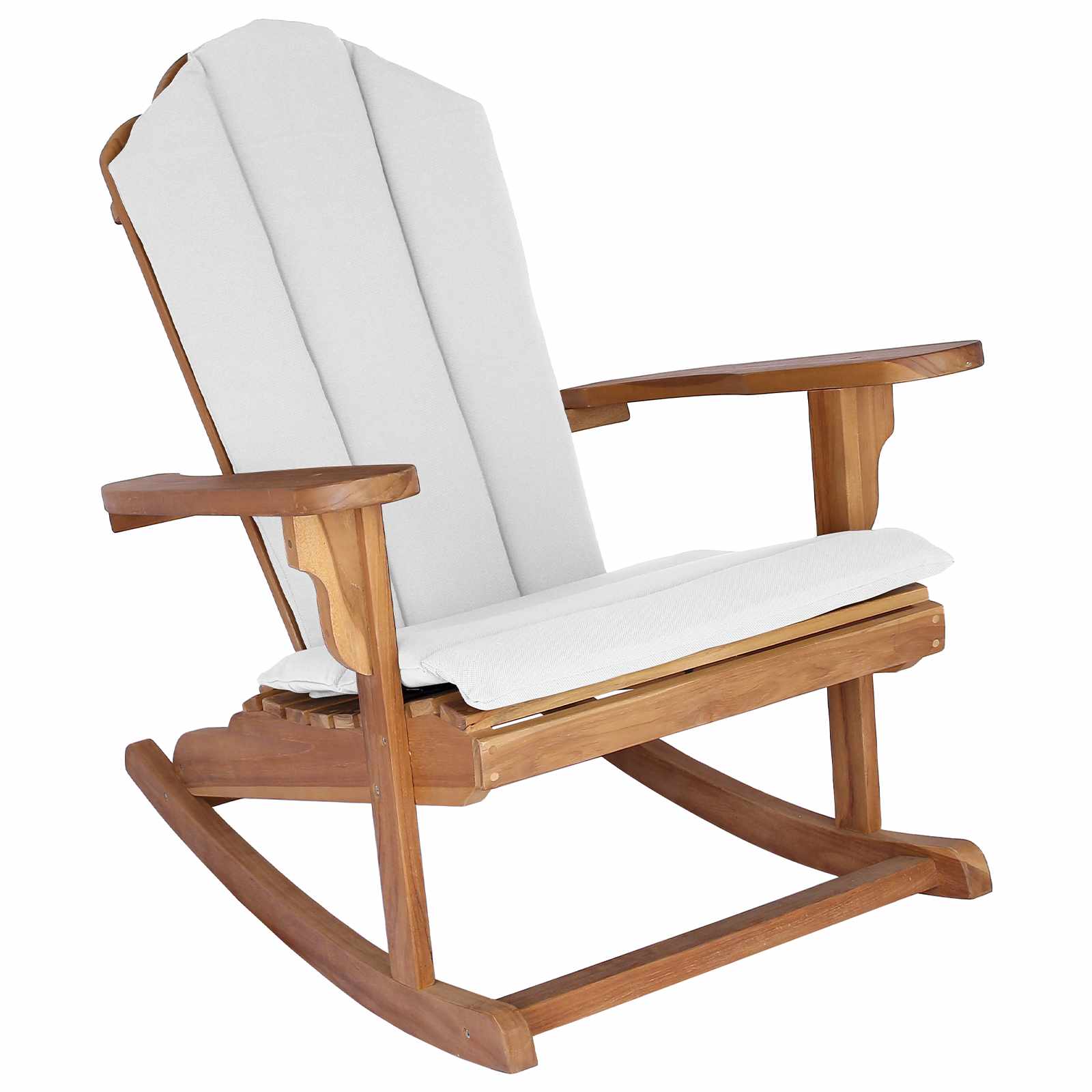 vidaXL Krzesło bujane Adirondack do ogrodu naturalny