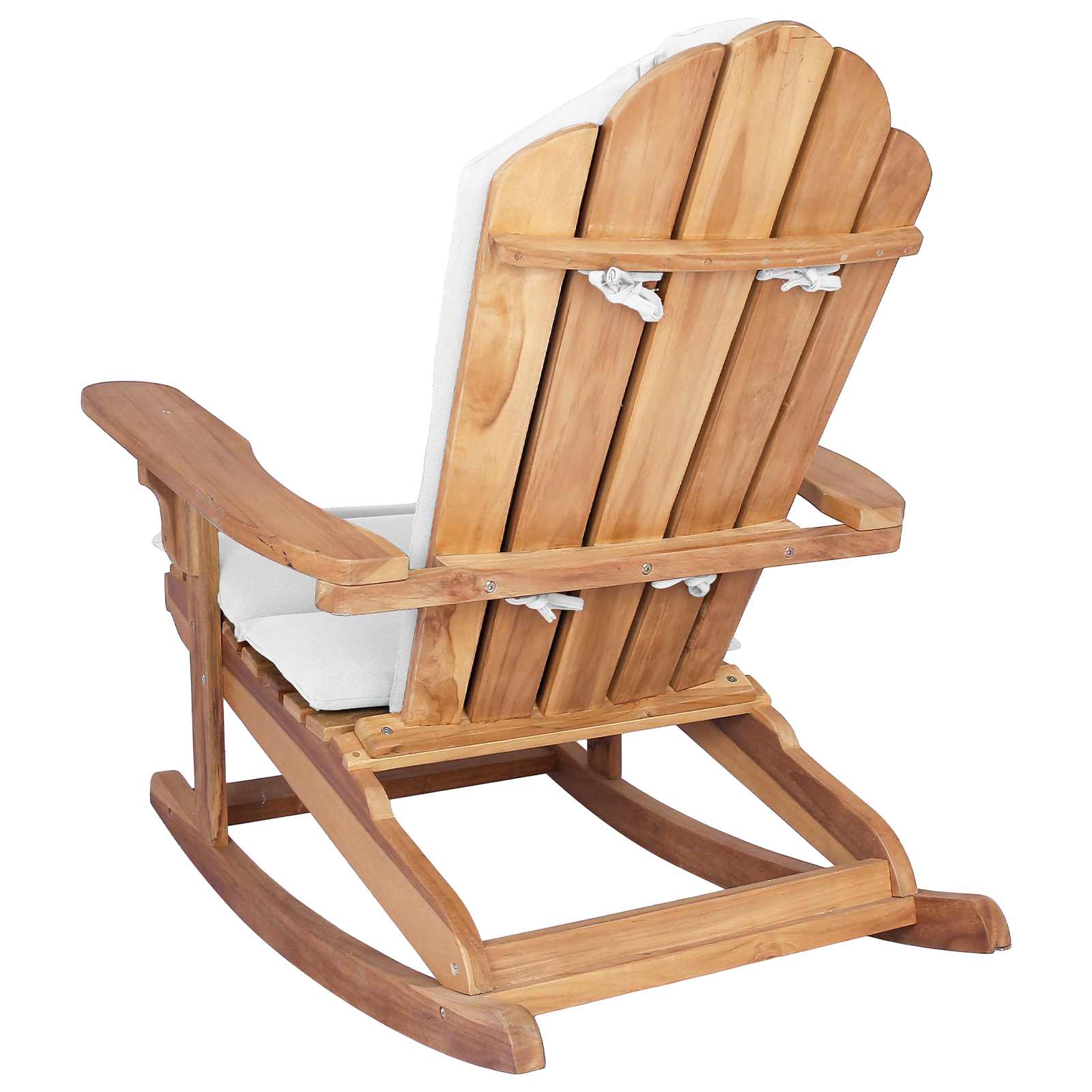 vidaXL Krzesło bujane Adirondack do ogrodu naturalny