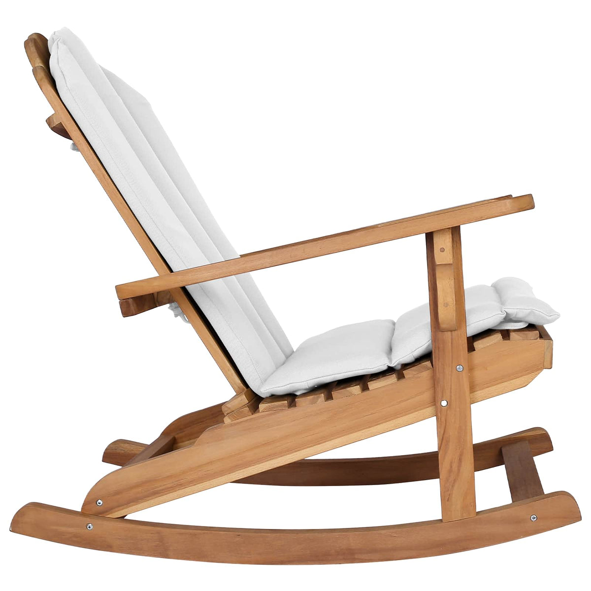 vidaXL Krzesło bujane Adirondack do ogrodu naturalny