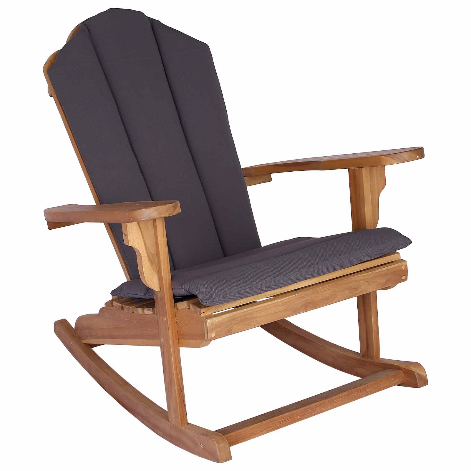 vidaXL Krzesło bujane Adirondack do ogrodu naturalny