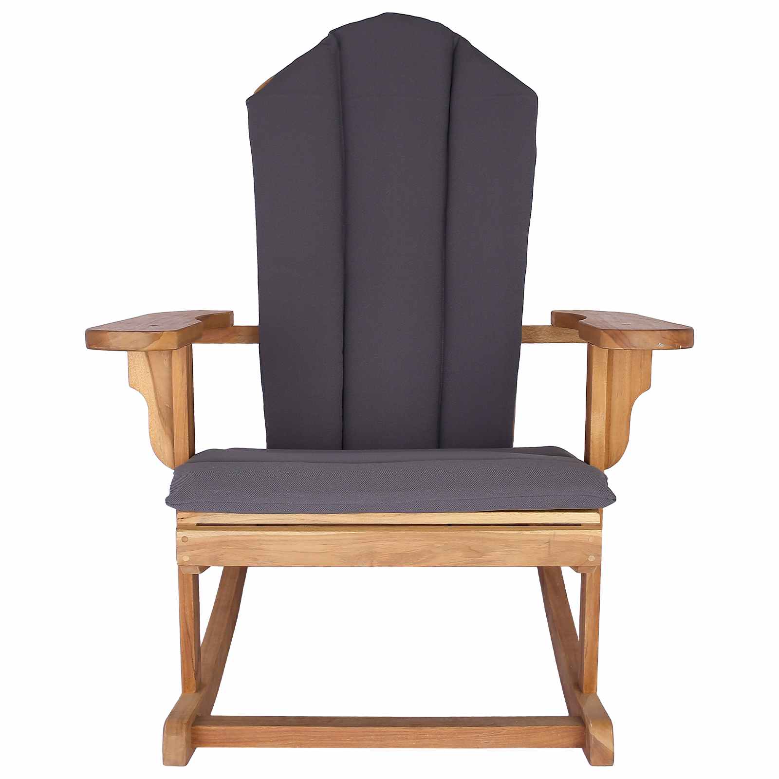 vidaXL Krzesło bujane Adirondack do ogrodu naturalny