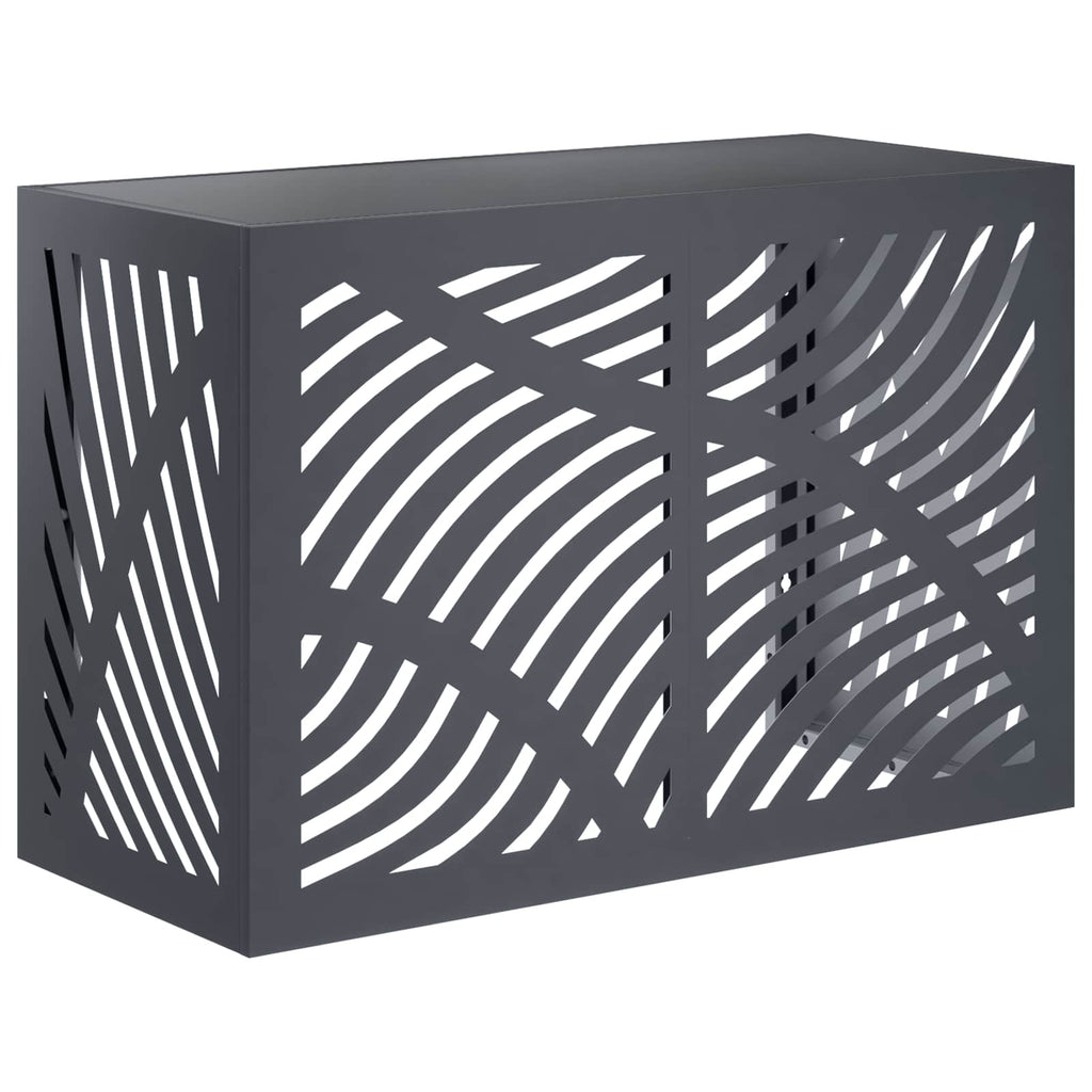vidaXL Pokrywa do klimatyzatora antracytowy 90 x 40 x 60 cm Stal