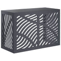 vidaXL Pokrywa do klimatyzatora antracytowy 90 x 40 x 60 cm Stal