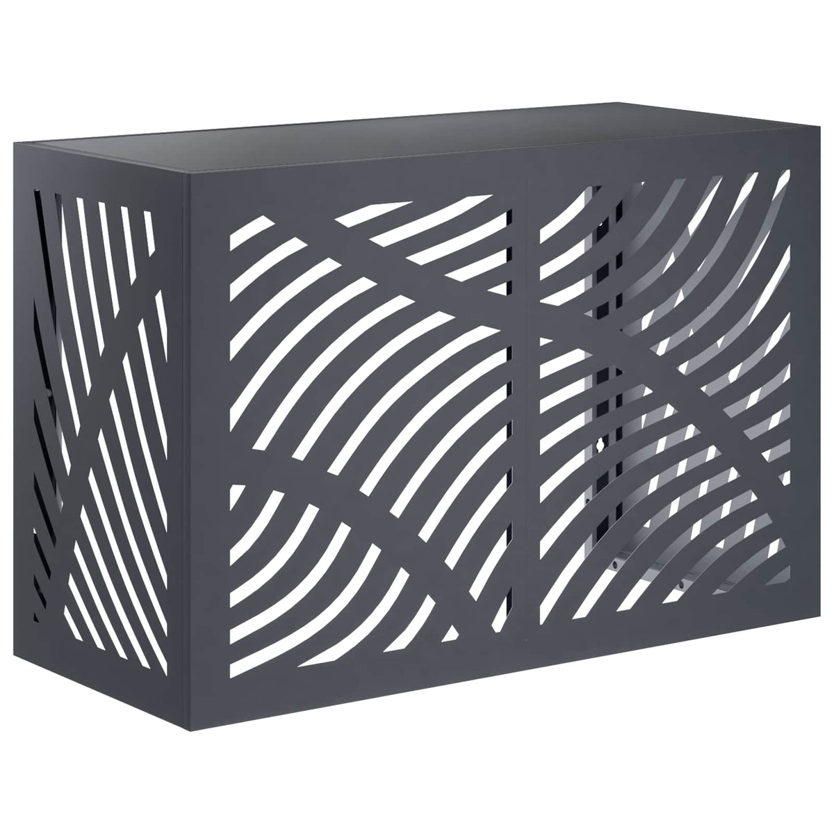 vidaXL Pokrywa do klimatyzatora antracytowy 90 x 40 x 60 cm Stal