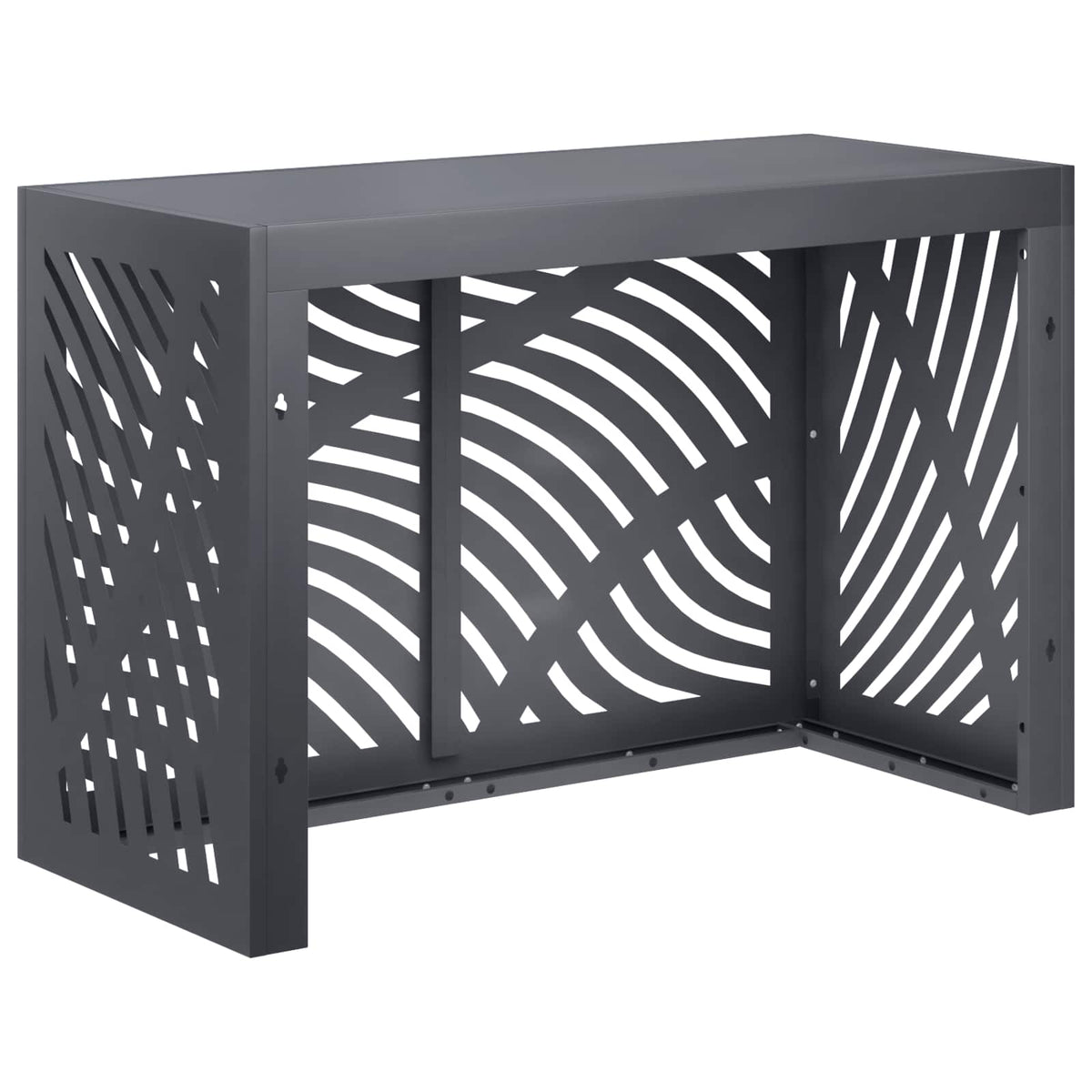 vidaXL Pokrywa do klimatyzatora antracytowy 90 x 40 x 60 cm Stal
