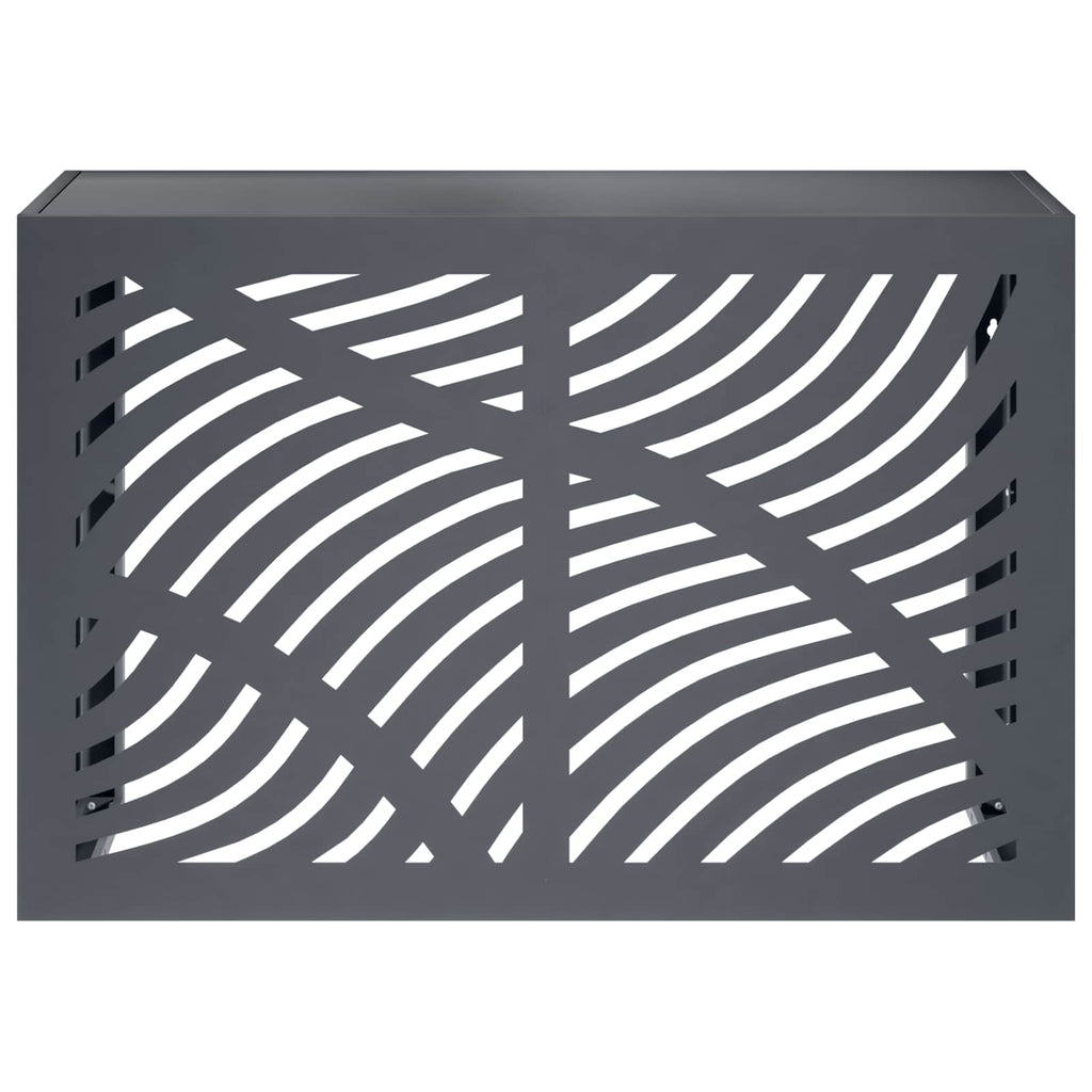 vidaXL Pokrywa do klimatyzatora antracytowy 90 x 40 x 60 cm Stal