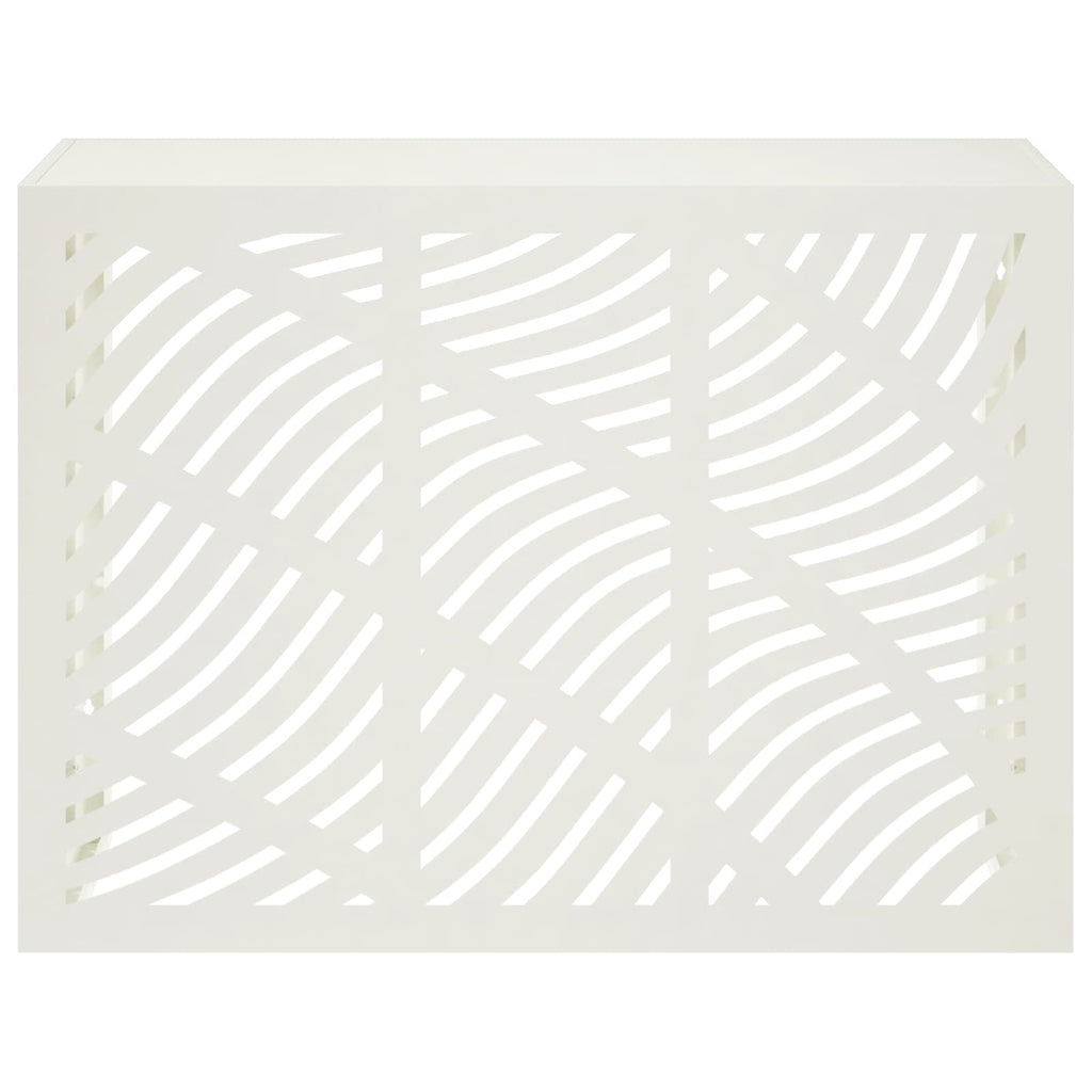 vidaXL Pokrywa do klimatyzatora Biały 110 x 50 x 80 cm Stal