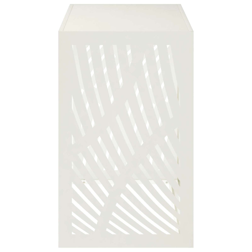 vidaXL Pokrywa do klimatyzatora Biały 110 x 50 x 80 cm Stal