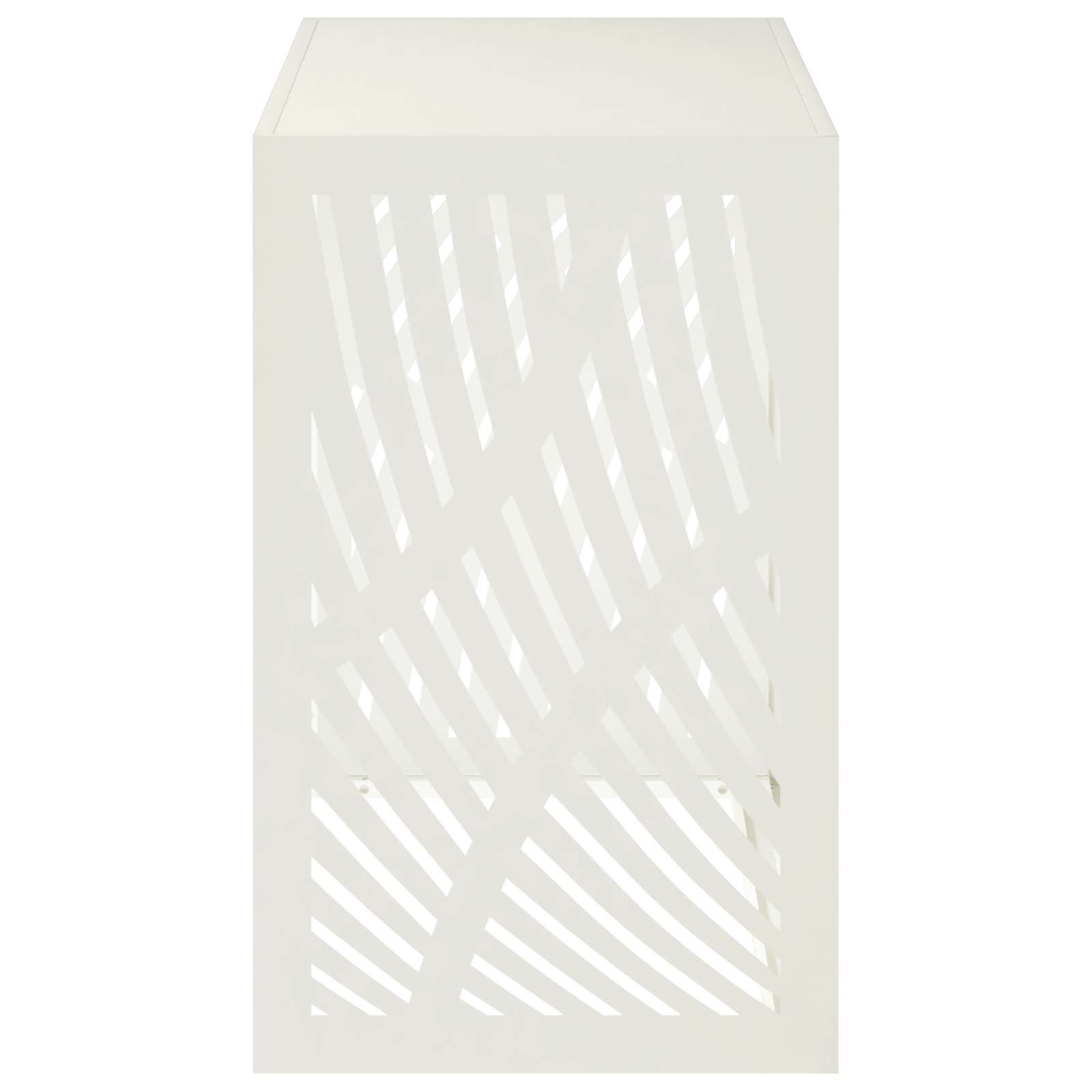 vidaXL Pokrywa do klimatyzatora Biały 110 x 50 x 80 cm Stal