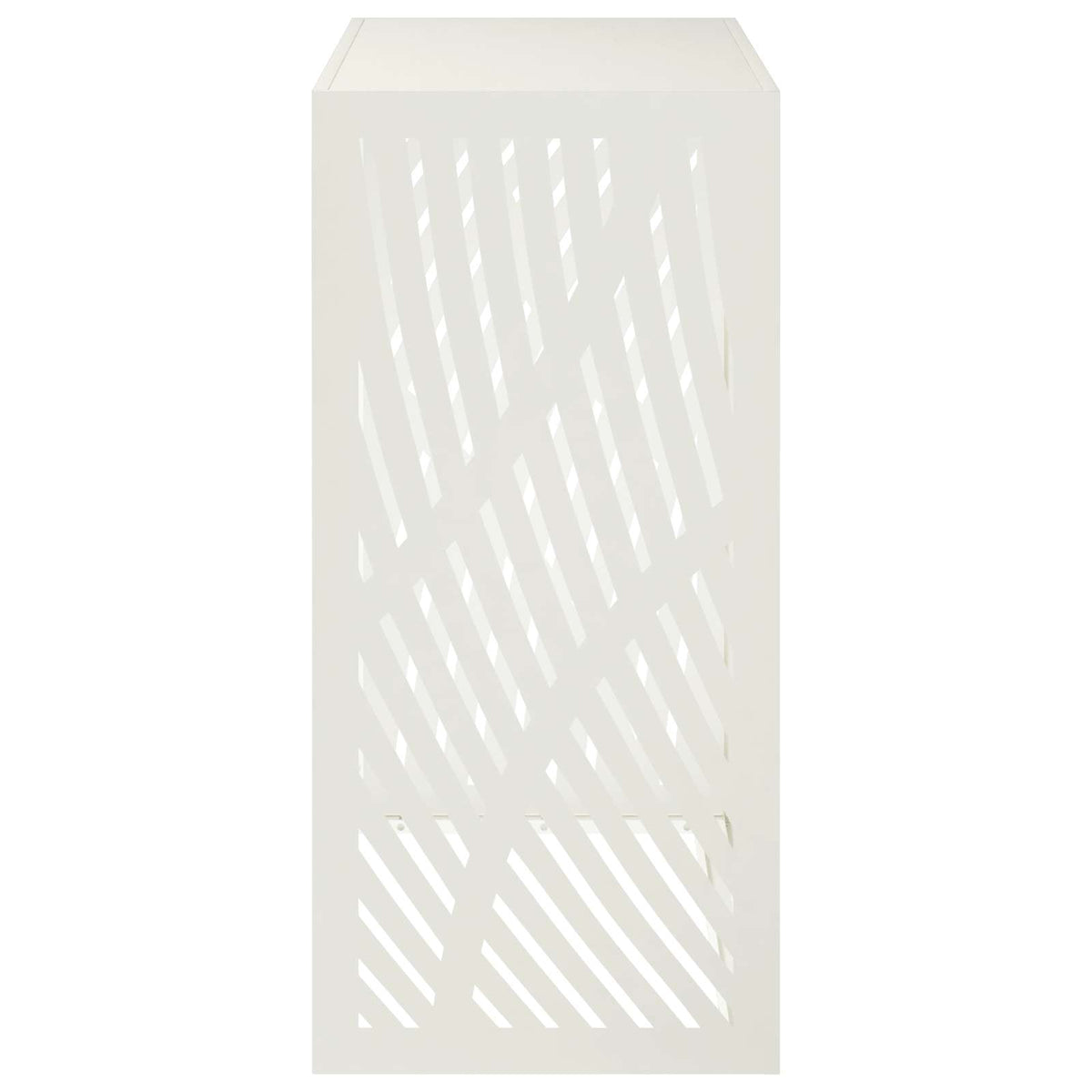 vidaXL Pokrywa do klimatyzatora Biały 110 x 50 x 105 cm Stal