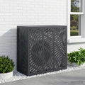 vidaXL Pokrywa do klimatyzatora antracytowy 110 x 50 x 105 cm Stal