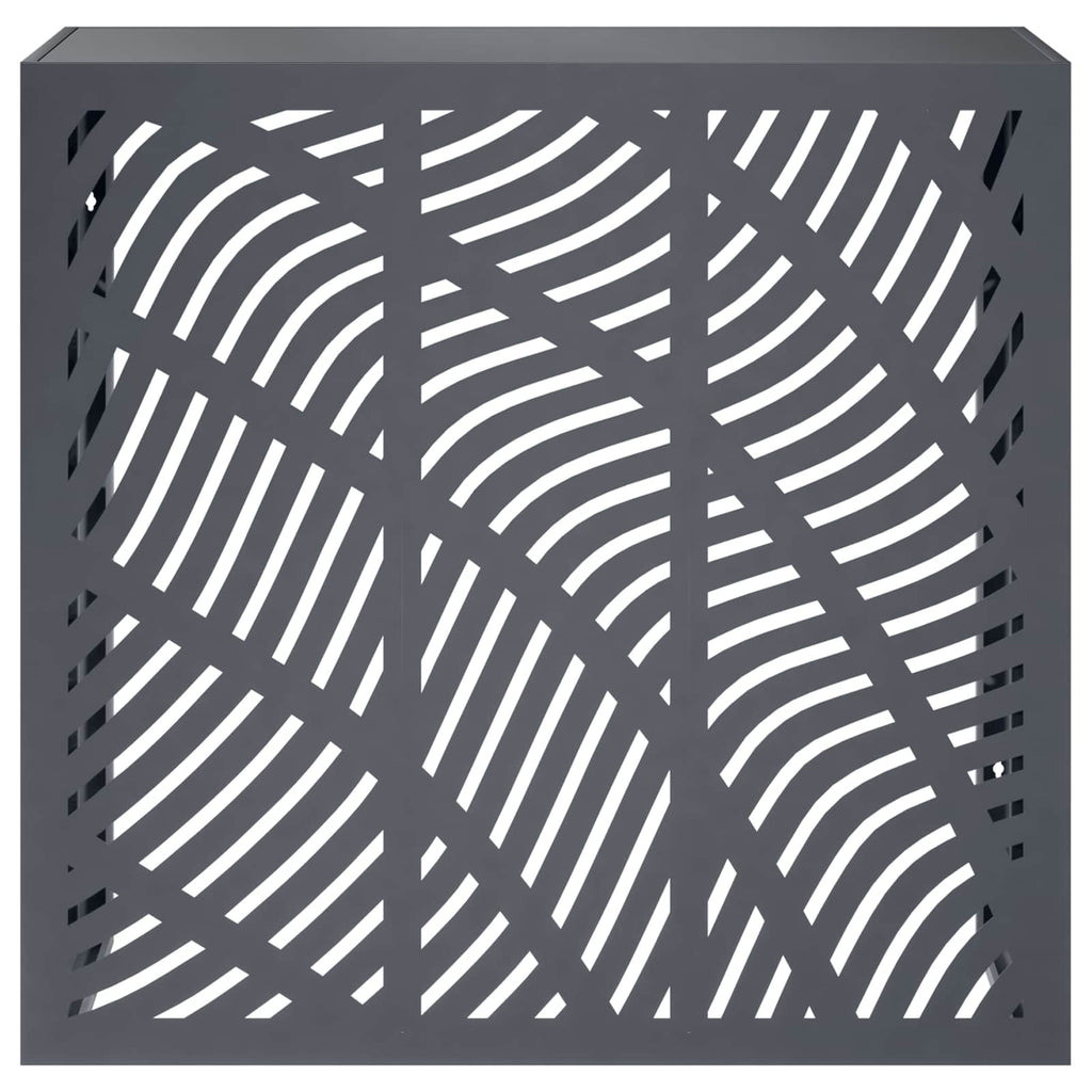 vidaXL Pokrywa do klimatyzatora antracytowy 110 x 50 x 105 cm Stal