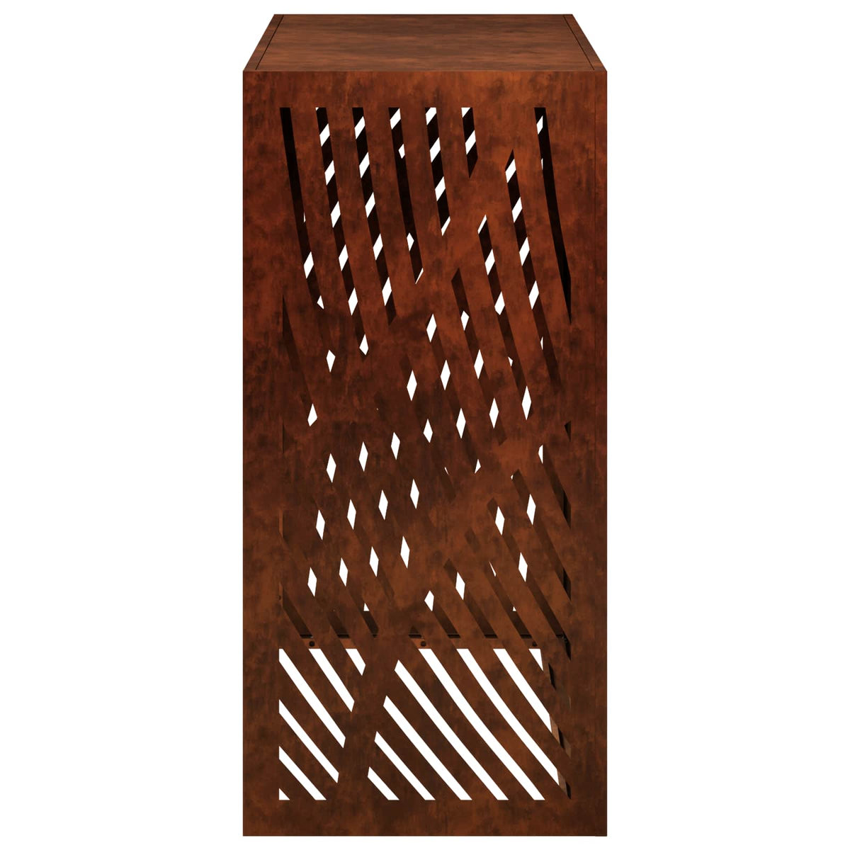 vidaXL Pokrywa do klimatyzatora Rdzawy 110 x 50 x 105 cm