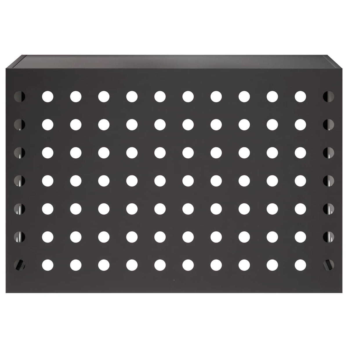 vidaXL Pokrywa do klimatyzatora Czarny 90 x 40 x 60 cm Stal