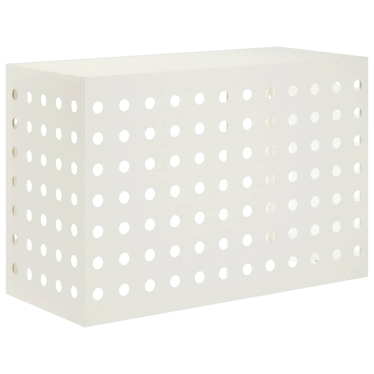 vidaXL Pokrywa do klimatyzatora Biały 90 x 40 x 60 cm Stal