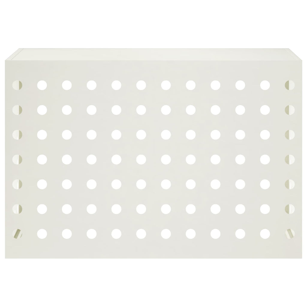vidaXL Pokrywa do klimatyzatora Biały 90 x 40 x 60 cm Stal