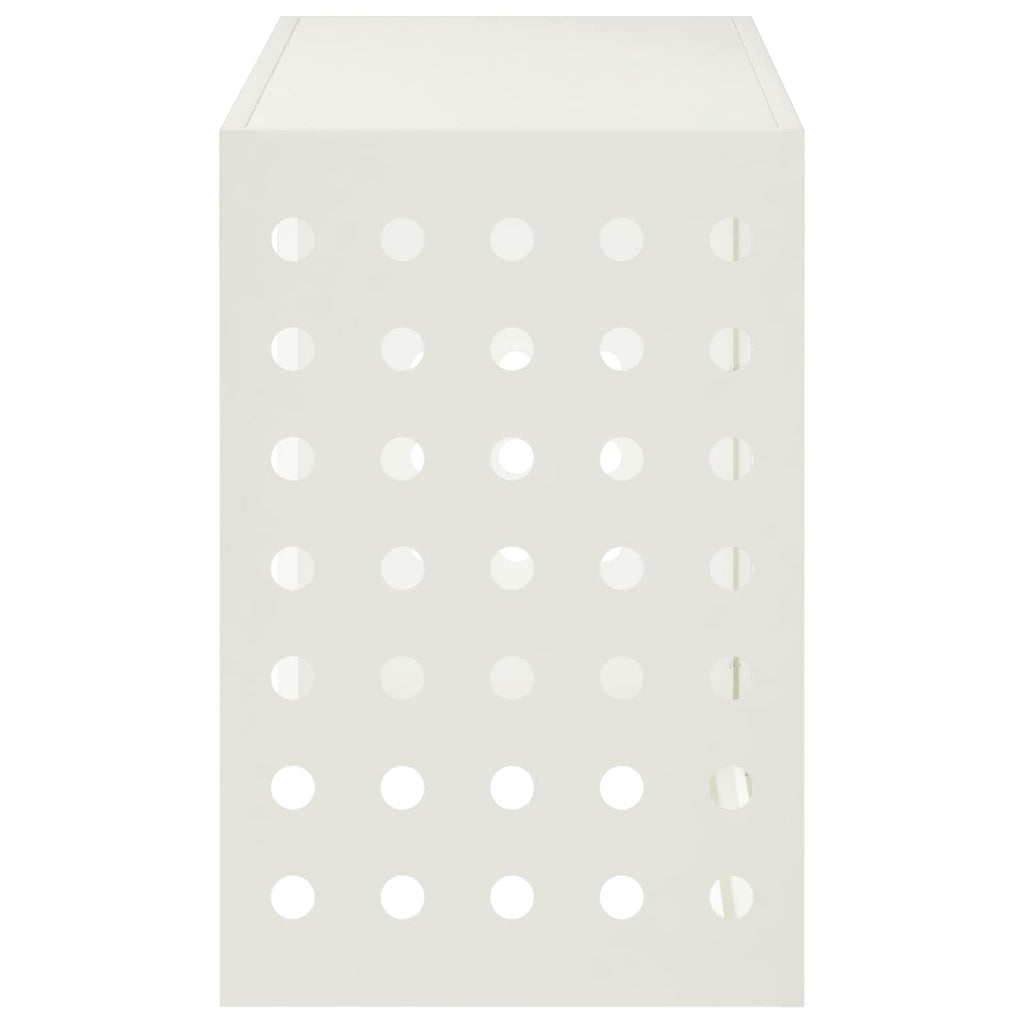 vidaXL Pokrywa do klimatyzatora Biały 90 x 40 x 60 cm Stal