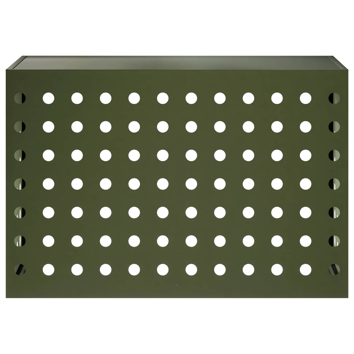 vidaXL Pokrywa do klimatyzatora Oliwkowy zielony 90 x 40 x 60 cm Stal