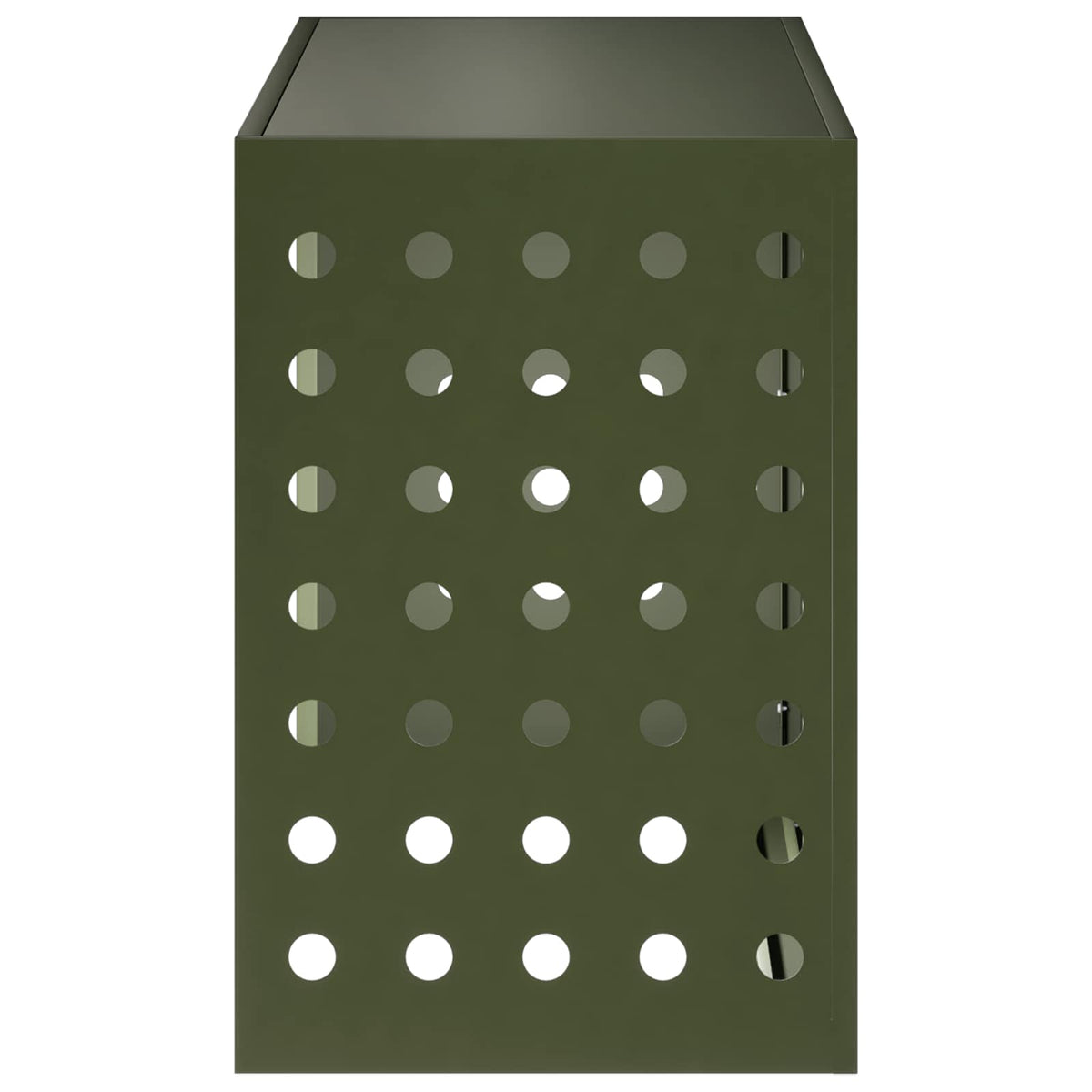 vidaXL Pokrywa do klimatyzatora Oliwkowy zielony 90 x 40 x 60 cm Stal