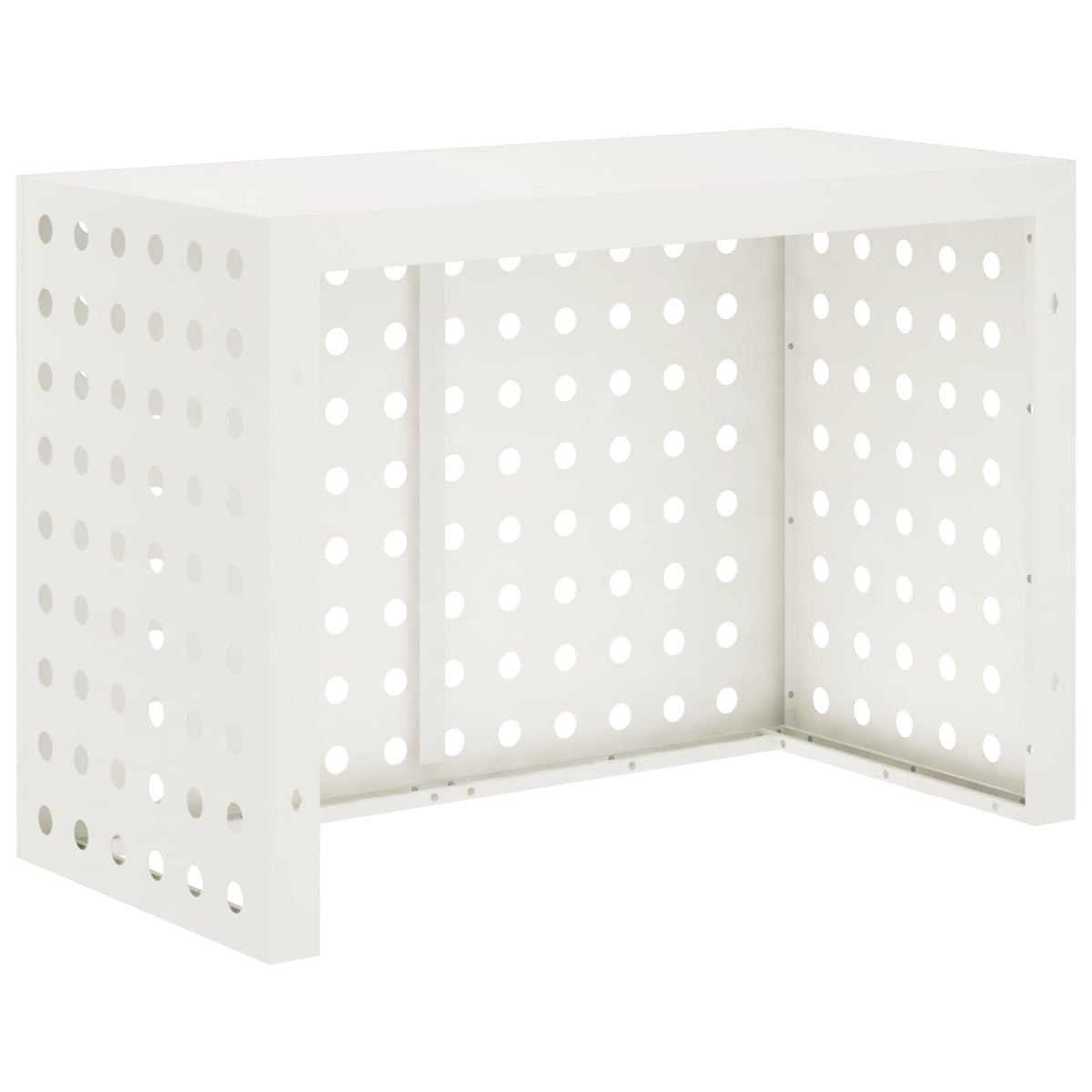 vidaXL Pokrywa do klimatyzatora Biały 100 x 50 x 70 cm Stal