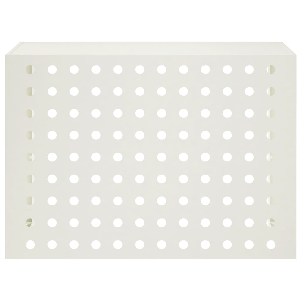 vidaXL Pokrywa do klimatyzatora Biały 100 x 50 x 70 cm Stal