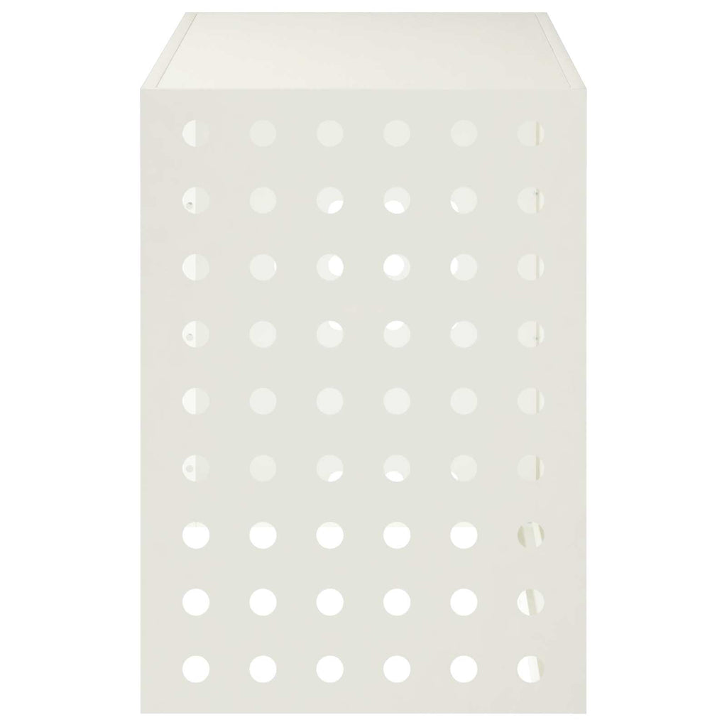 vidaXL Pokrywa do klimatyzatora Biały 100 x 50 x 70 cm Stal