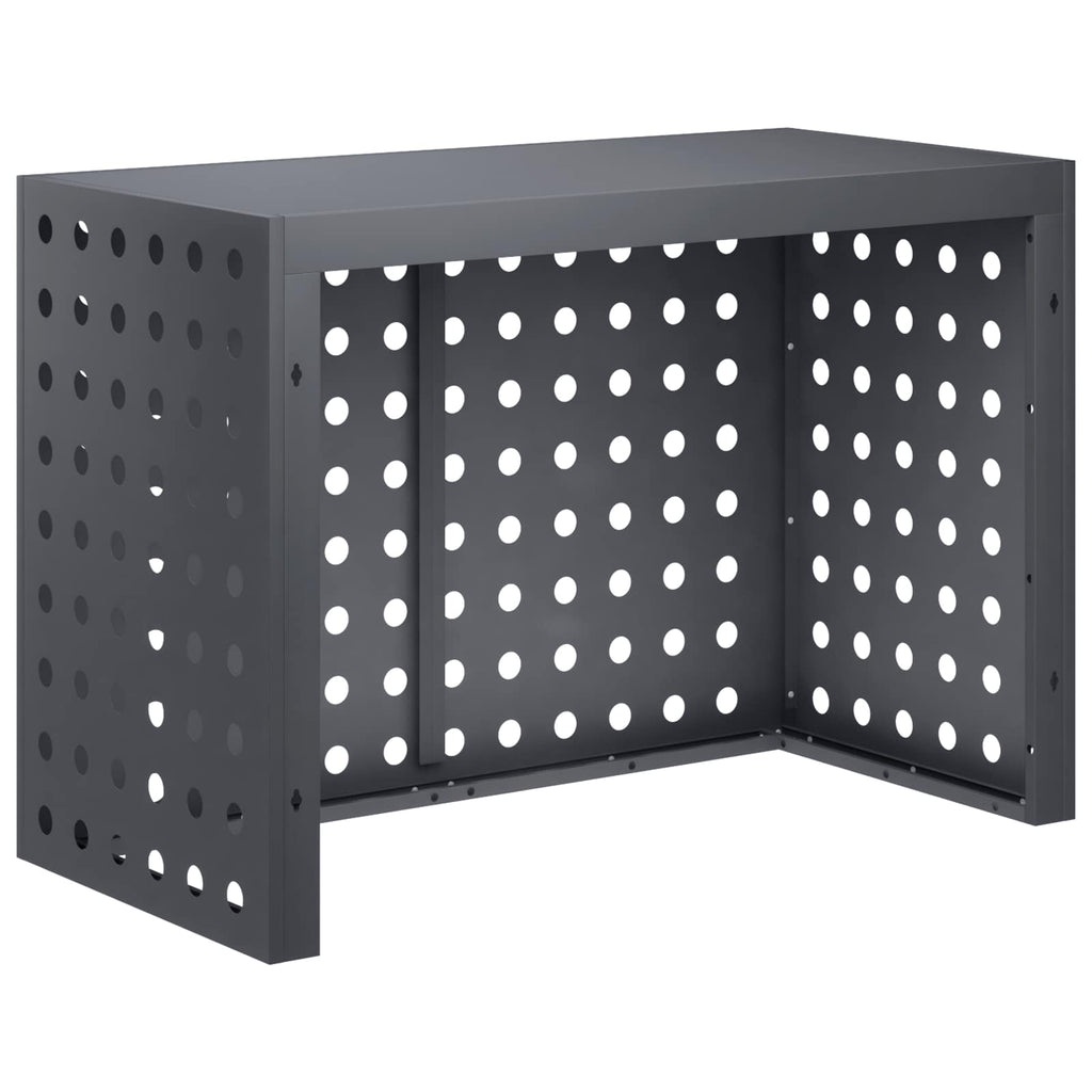 vidaXL Pokrywa do klimatyzatora antracytowy 100 x 50 x 70 cm Stal