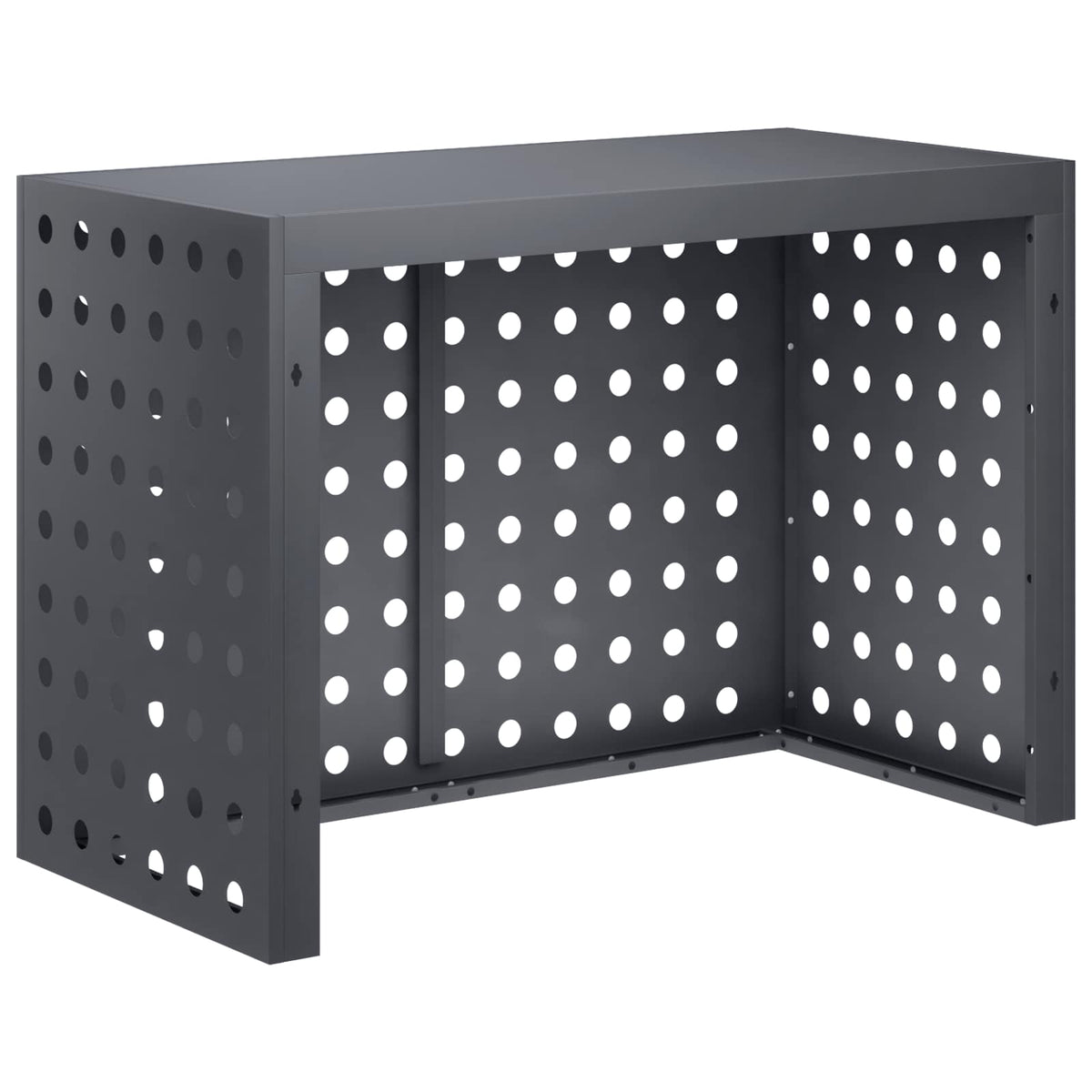 vidaXL Pokrywa do klimatyzatora antracytowy 100 x 50 x 70 cm Stal