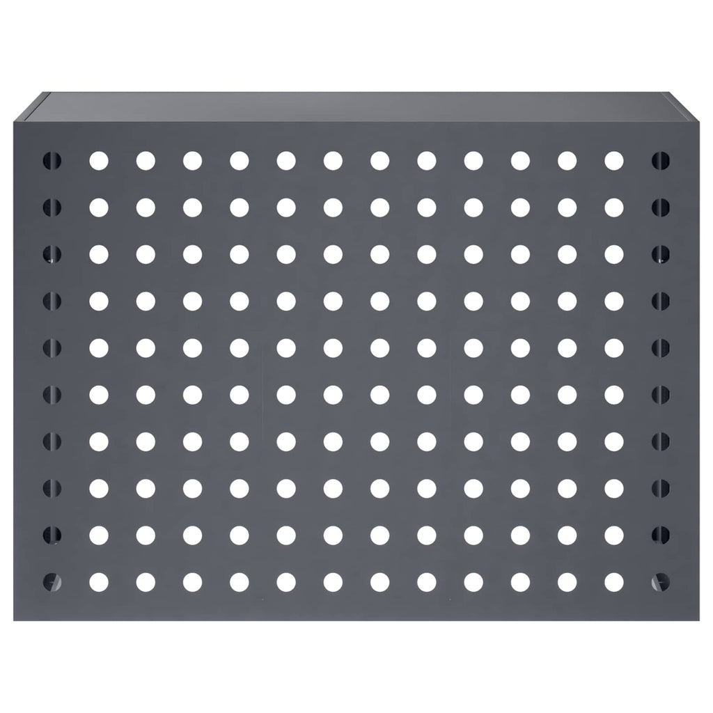 vidaXL Pokrywa do klimatyzatora antracytowy 110 x 50 x 80 cm Stal